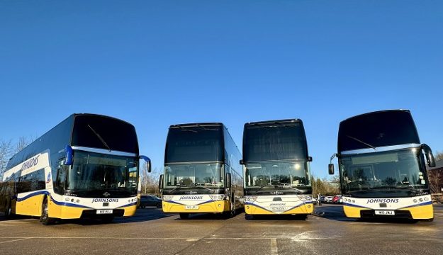 Johnsons Coaches welcomes new Double Decker